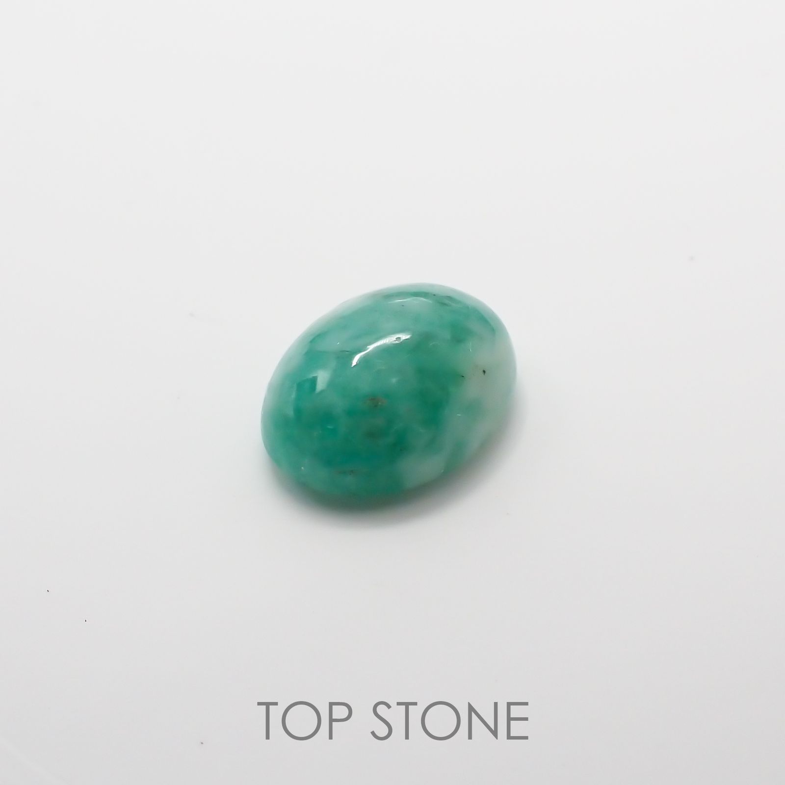 マトリックスエメラルド(エメラルドインクォーツ/フェルドスパー) ブラジル産 5.27ct[210611234]12.8×9.9mm前後