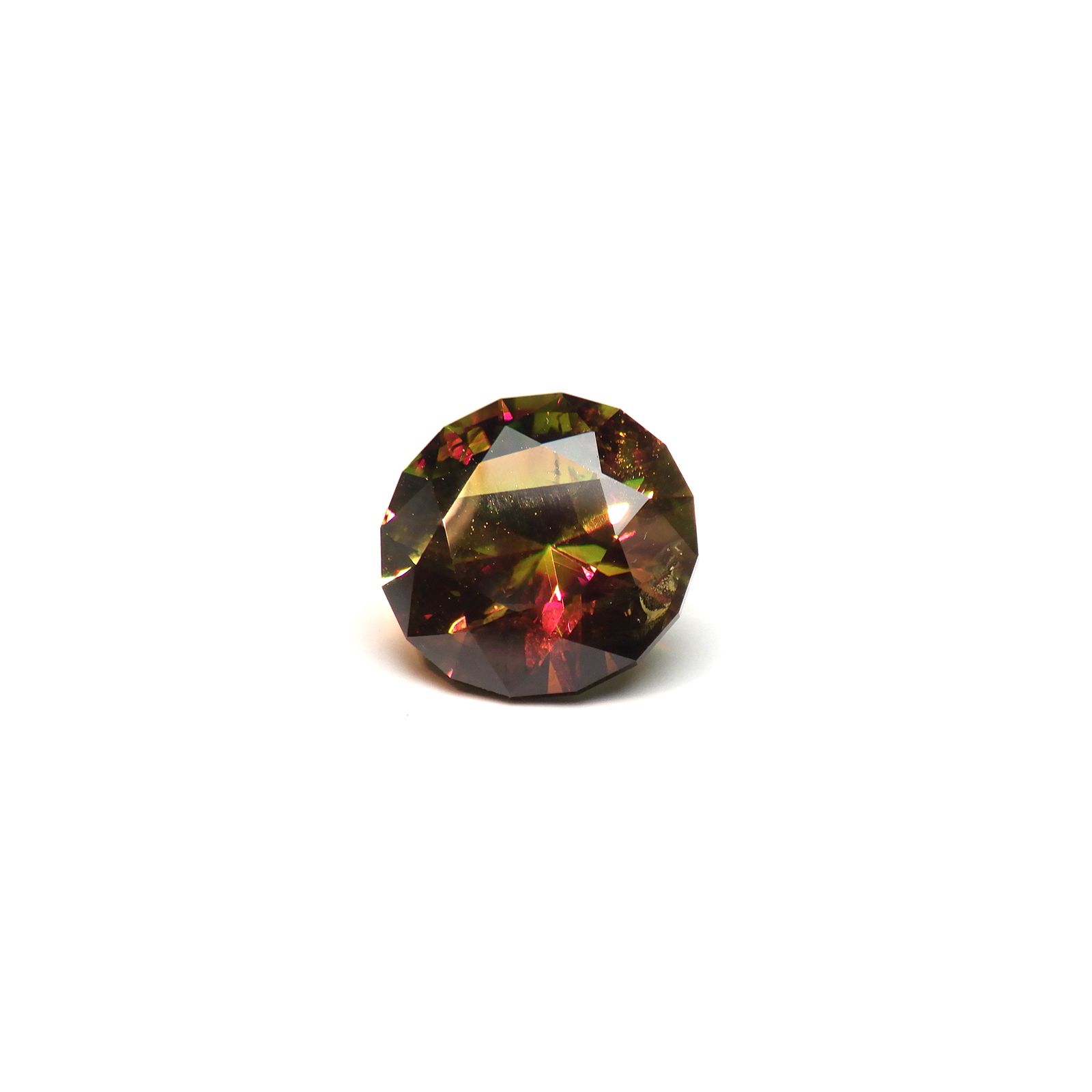◇カスタムカット◇カラーチェンジスフェーン ロシア産 3.84ct[240125831]9.6x9.6mm前後