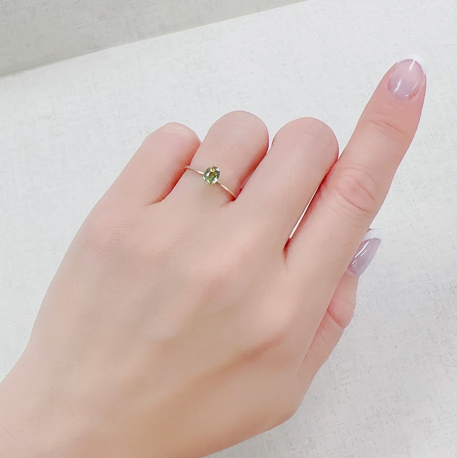 デマントイドガーネット ナミビア共和国産 0.45ct[230421381]5x3.9mm前後