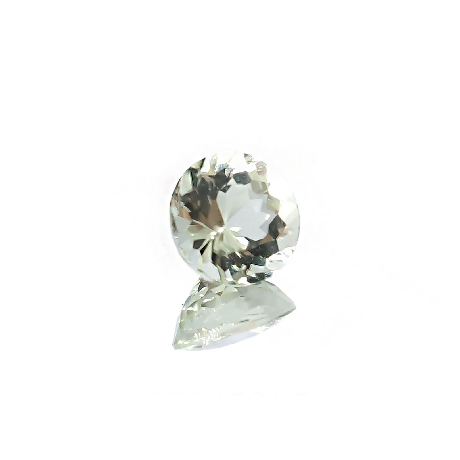モンテブラサイト(宝石名モンテブラサイト)マダガスカル産 識別済 0.55ct / 5.3x5.2mm前後 [220817424]