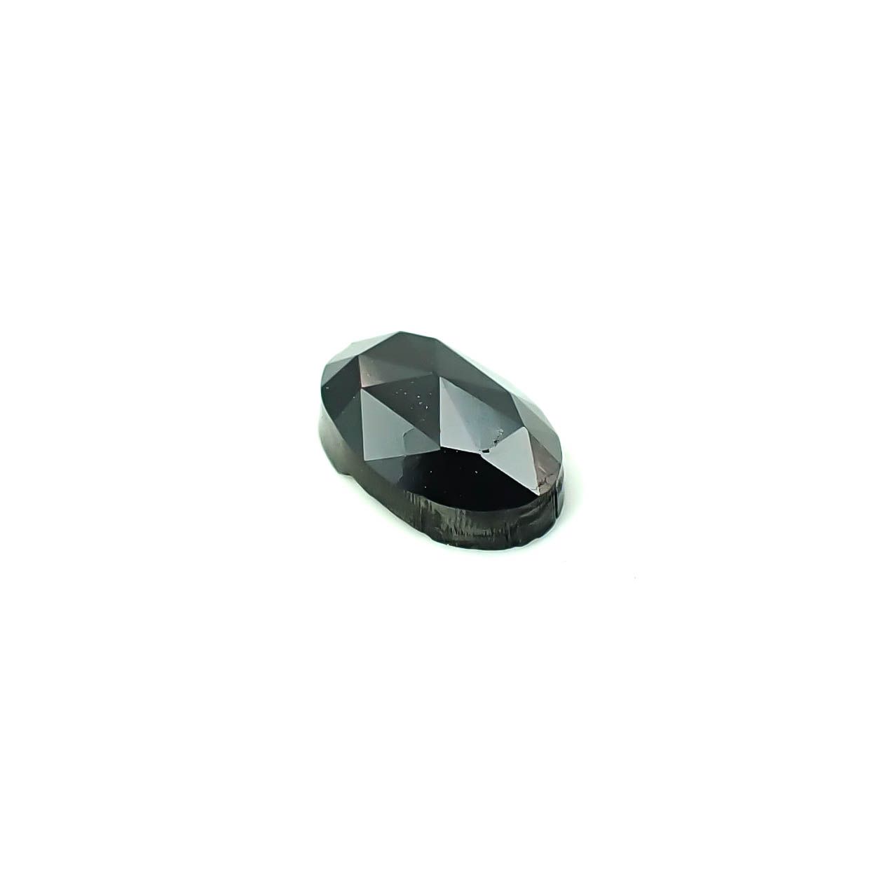 ◇ローズカット◇ブラックダイヤモンド ジンバブエ産 0.60ct / 6.1x4.1mm前後 [251131325]
