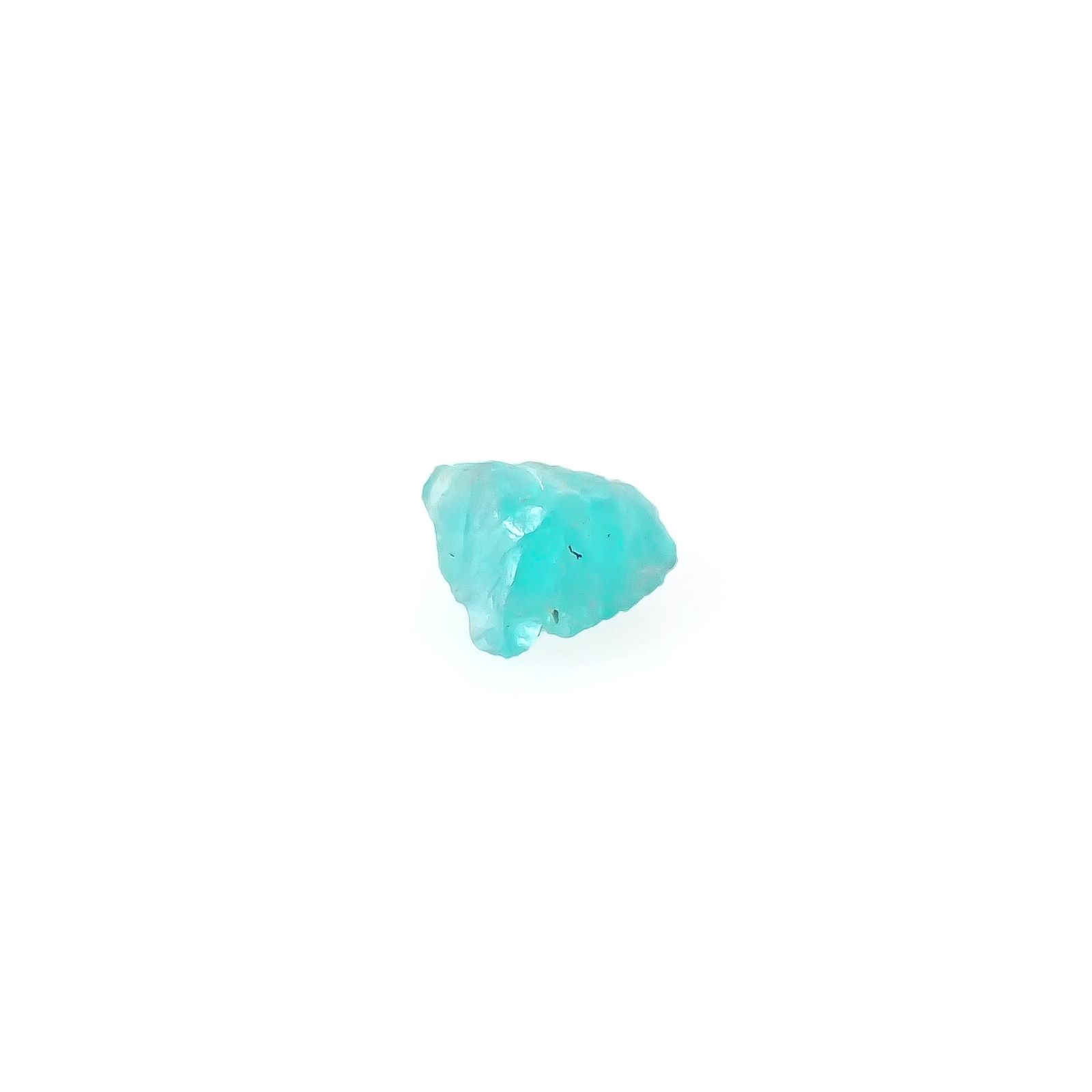 パライバトルマリン 原石 ブラジル・パライバ州バターリャ鉱山産 0.14ct[240326997]3x2.7mm前後