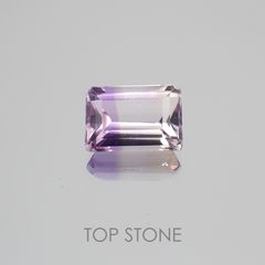 アワーグラスアメジスト(宝石名バイカラー・クォーツ) モロッコ産 2.73ct 識別済[21038596]10.2×7.1mm前後