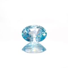 バイカラーブルージルコン カンボジア産 1.86ct[230320983]8x6.1mm前後