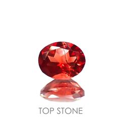 レッドラブラドライト(宝石名ラブラドライト)エチオピア産 0.34ct 識別済[221219571]5x4mm前後