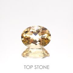 イエローベリル(宝石名イエロー・ベリル)ブラジル産 1.15ct 識別済[211113656]8x6.1mm前後