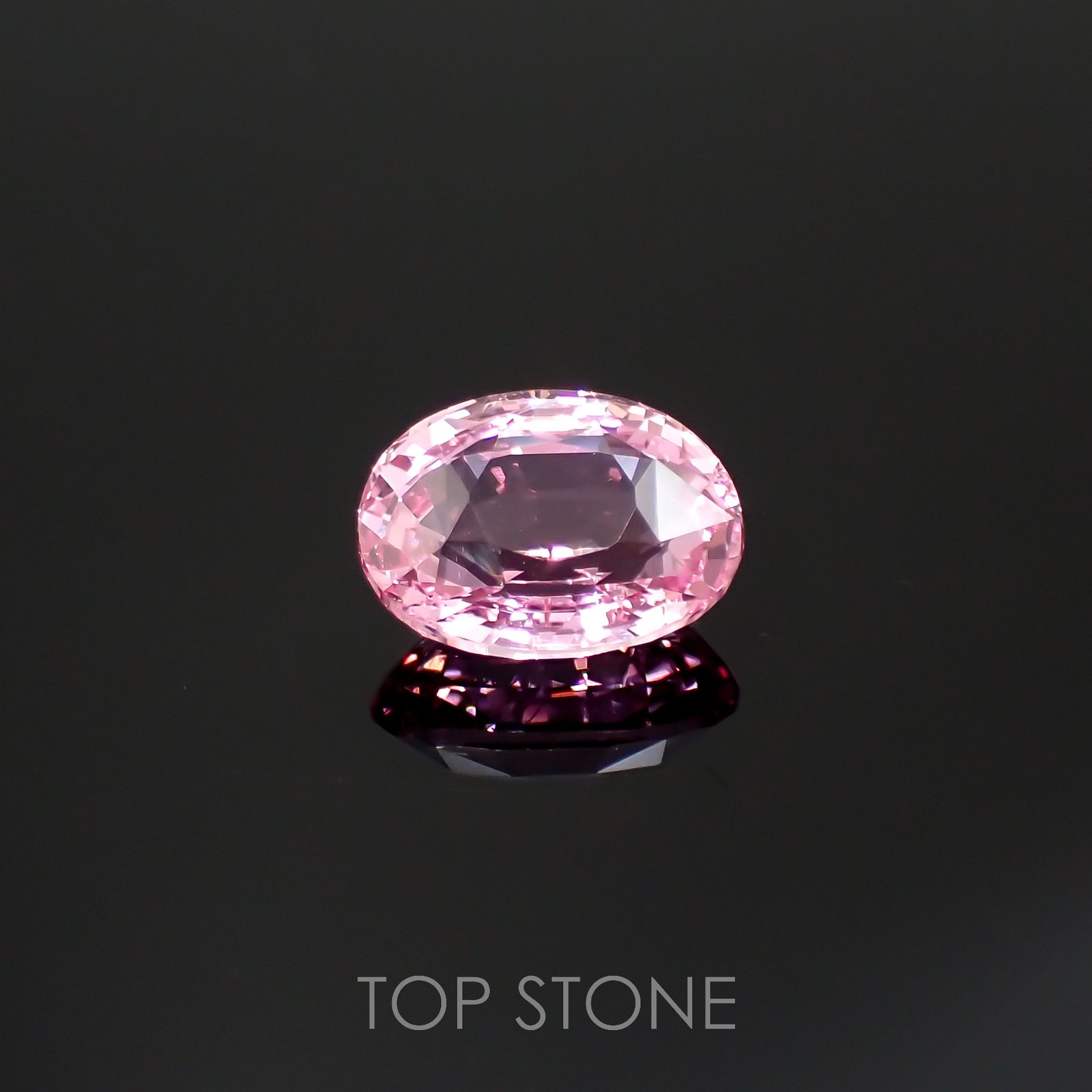 パパラチャサファイア(宝石名サファイア/別名パパラチャ・サファイア)スリランカ産 3.398ct 日独鑑付[220616443]9.96x7.43mm前後