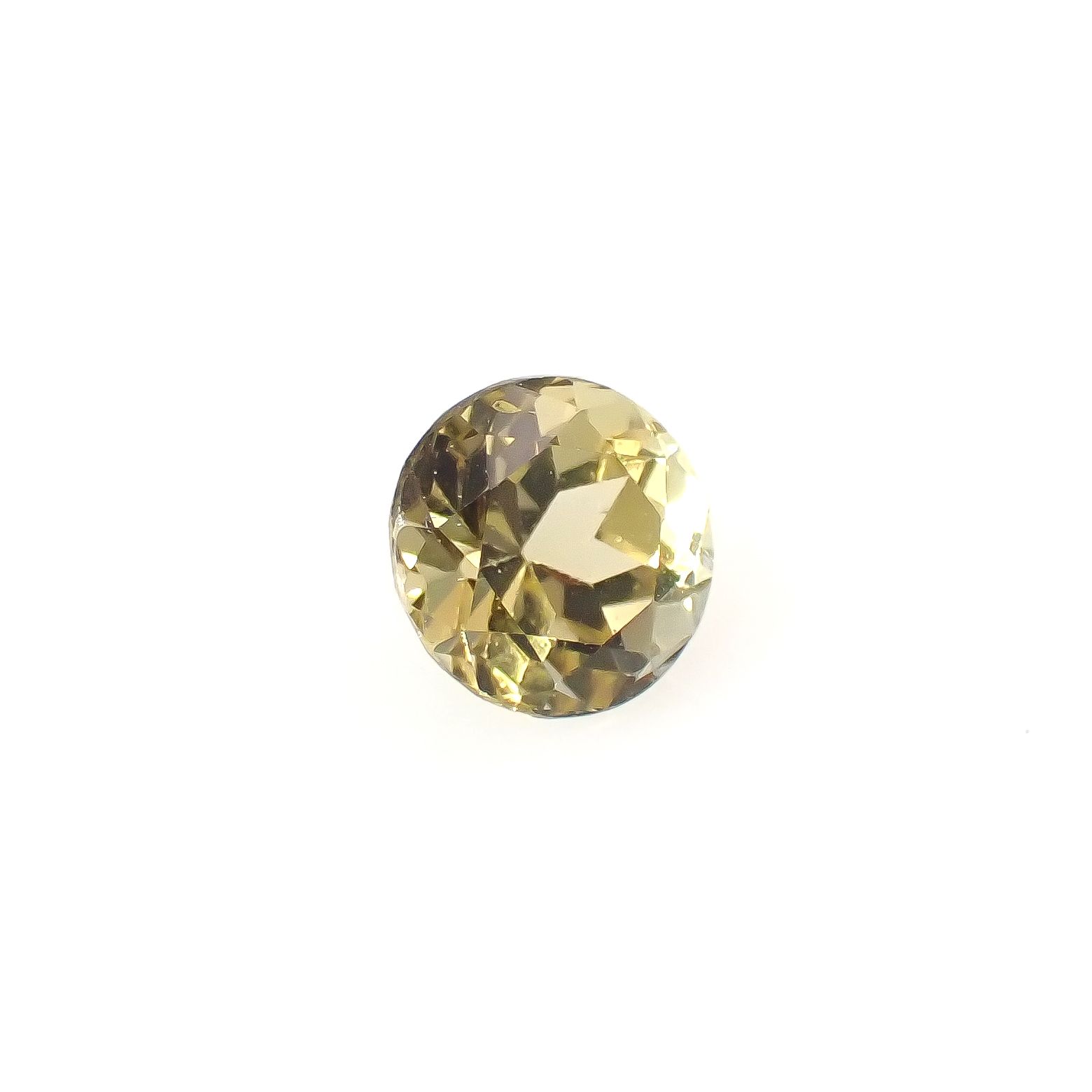 イエローゾイサイト タンザニア産 0.58ct[240427133]5x4.9mm前後