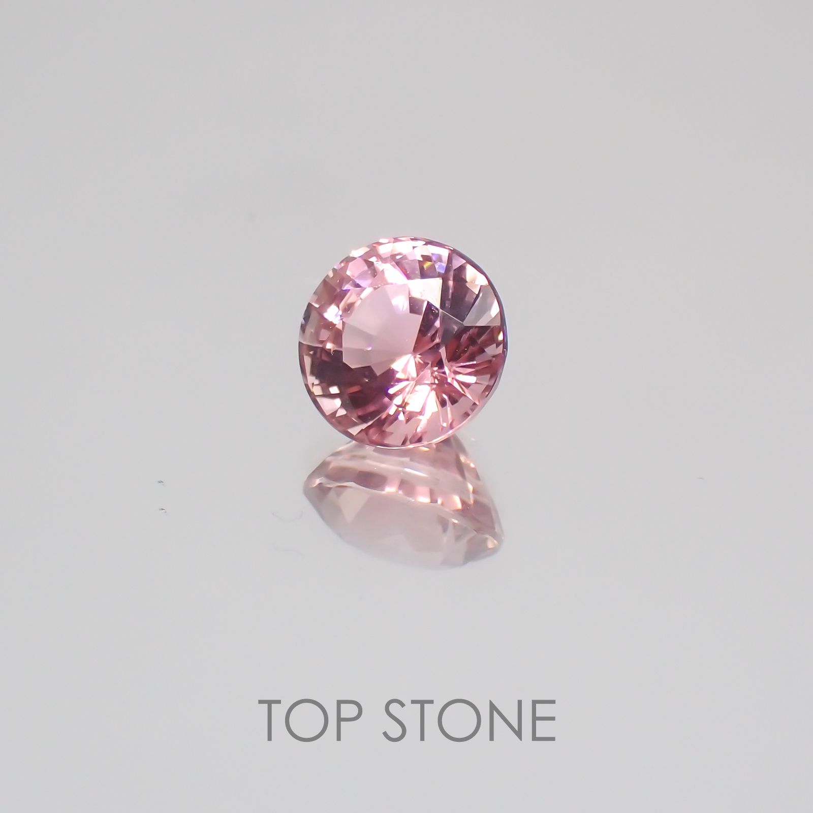 ピンクトルマリン パパラチャカラー ルワンダ産 ルース 1.14ct[21039977]6.3×6.3mm前後
