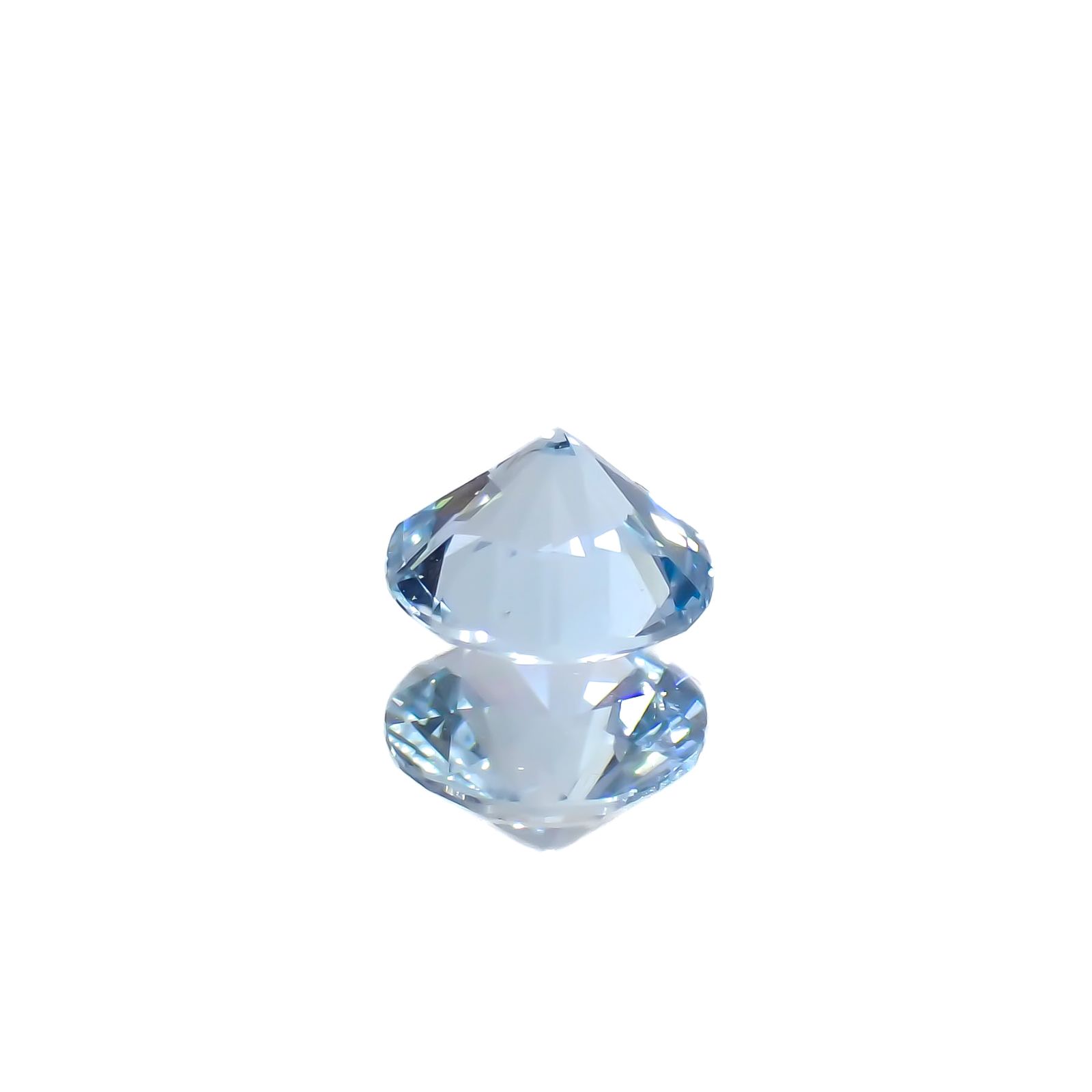 アクアマリン(宝石名アクアマリン)モザンビーク産 0.29ct 識別済[230421762]4.5x4.5mm前後