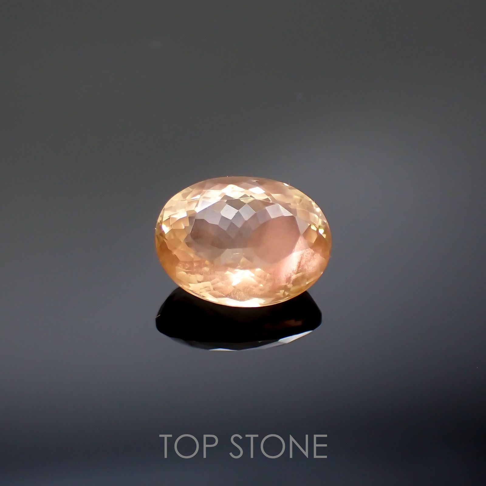 オレゴンサンストーン(宝石名ラブラドライト)アメリカ・オレゴン州産 3.99ct 識別済[220114655]11.8x8.9mm前後