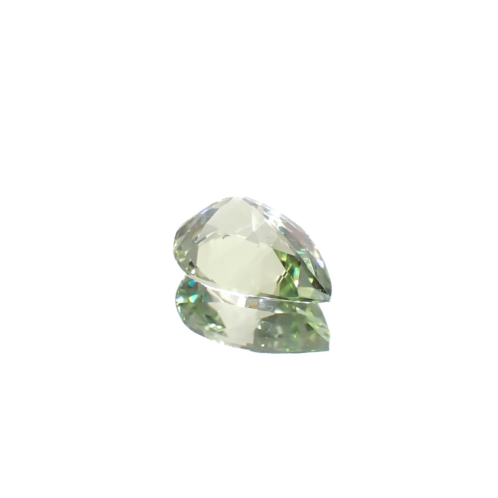 グリーントルマリン(宝石名トルマリン)ナイジェリア産 1.68ct 識別済[240628121]9.7x7mm前後