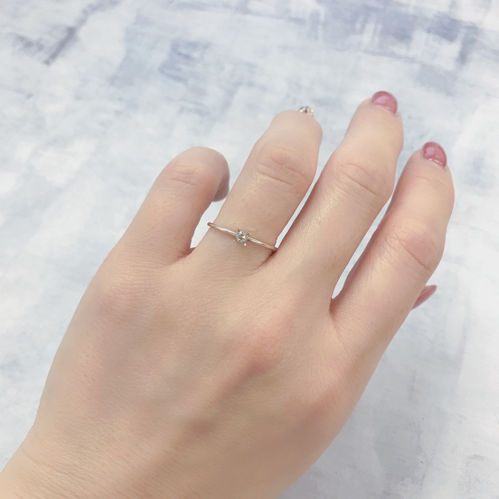 ◇ローズカット◇ダイヤモンド SI-VS/D-G(宝石名ダイアモンド) 0.057ct 識別済[220114724]2.4x2.4mm前後