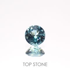 ラグーントルマリン(宝石名トルマリン)アフガニスタン産 0.24ct 識別済[220515843]3.9x3.8mm前後