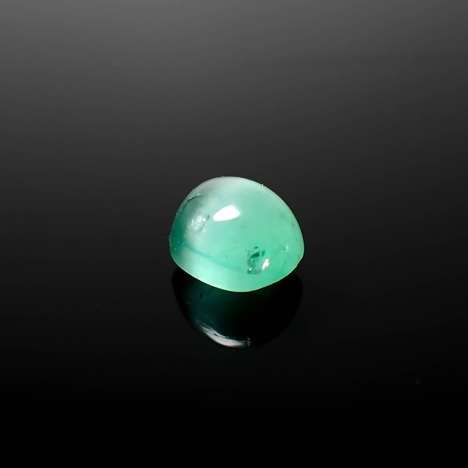 エメラルドキャッツアイ コロンビア産 1.12ct[240427224]6.4x5.3mm前後
