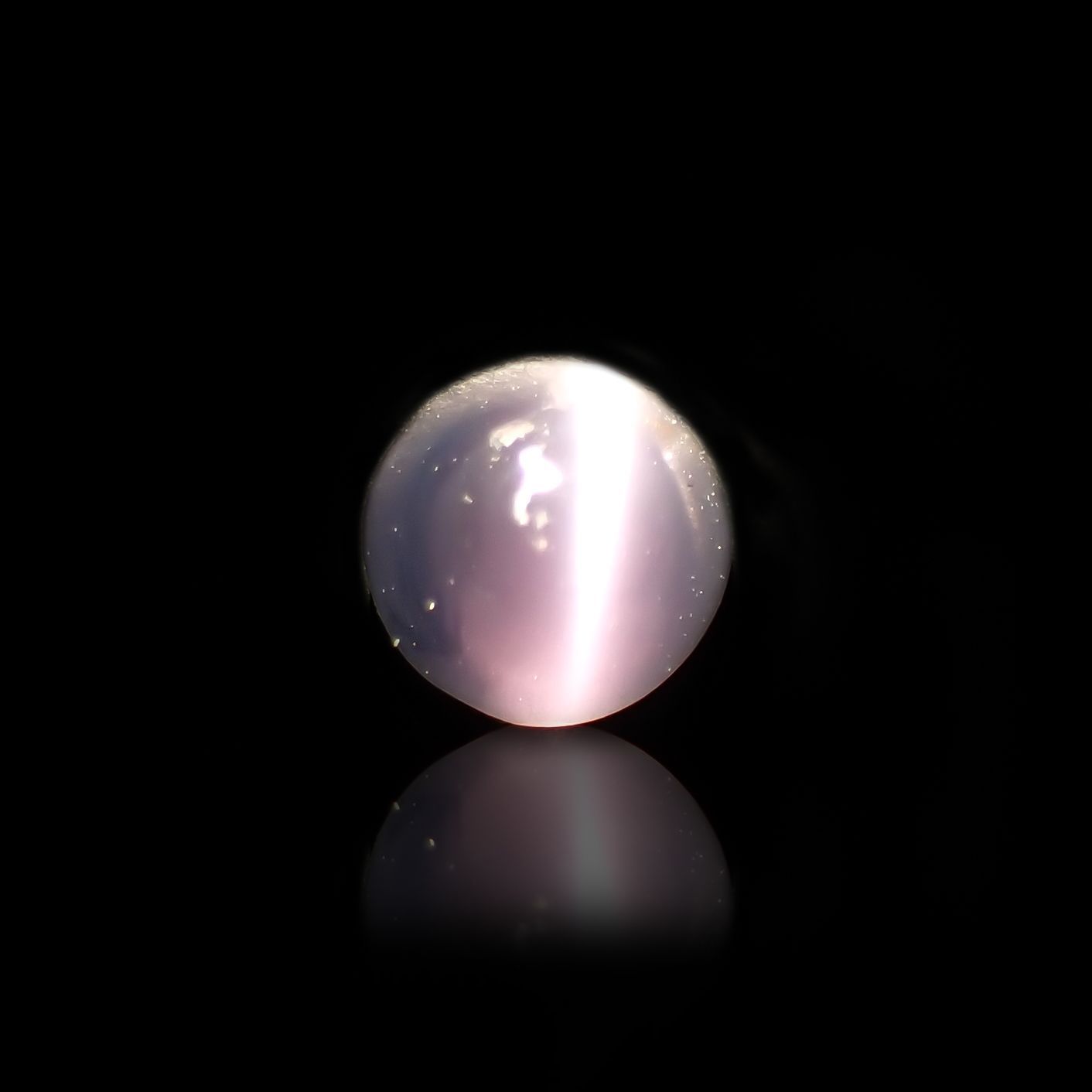 アレキサンドライトキャッツアイ インド産 0.41ct[220114069]4.4x4.3mm前後