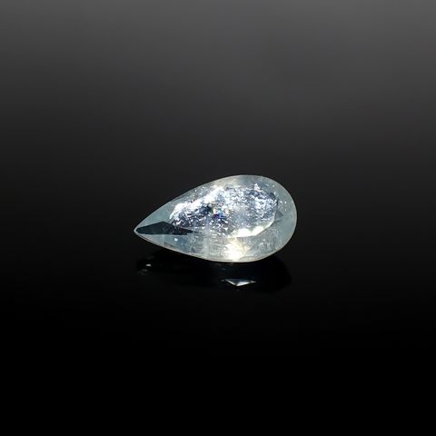 イリデッセンスアクアマリン ブラジル産 4.78ct [250730699]16.7x9.1mm前後
