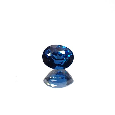 コバルトブルースピネル(宝石名ブルー・スピネル)タンザニア産 0.455ct ソ付(日独)[250730808]4.84x3.81mm前後