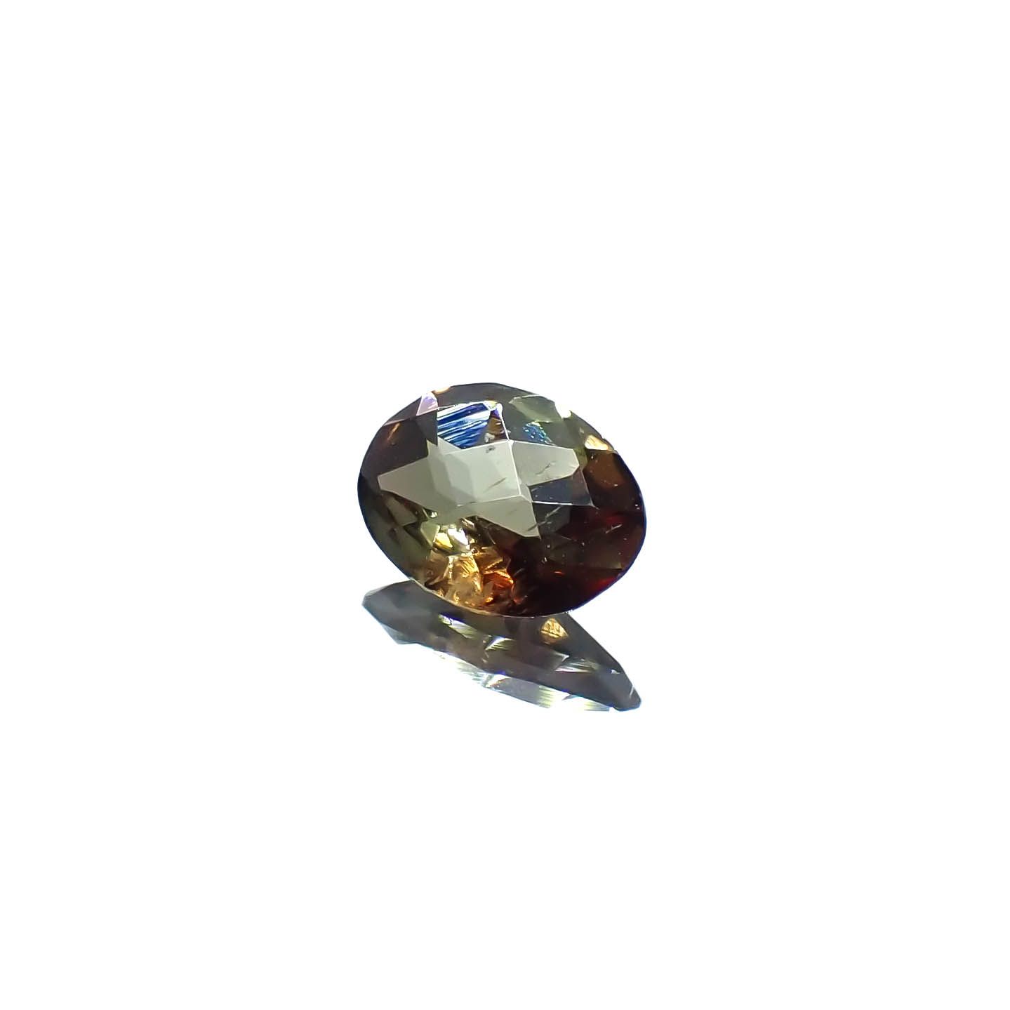 ◇チェッカーカット◇アンダリュサイト スリランカ/マダガスカル産 0.57ct[240226136]7x4.9mm前後