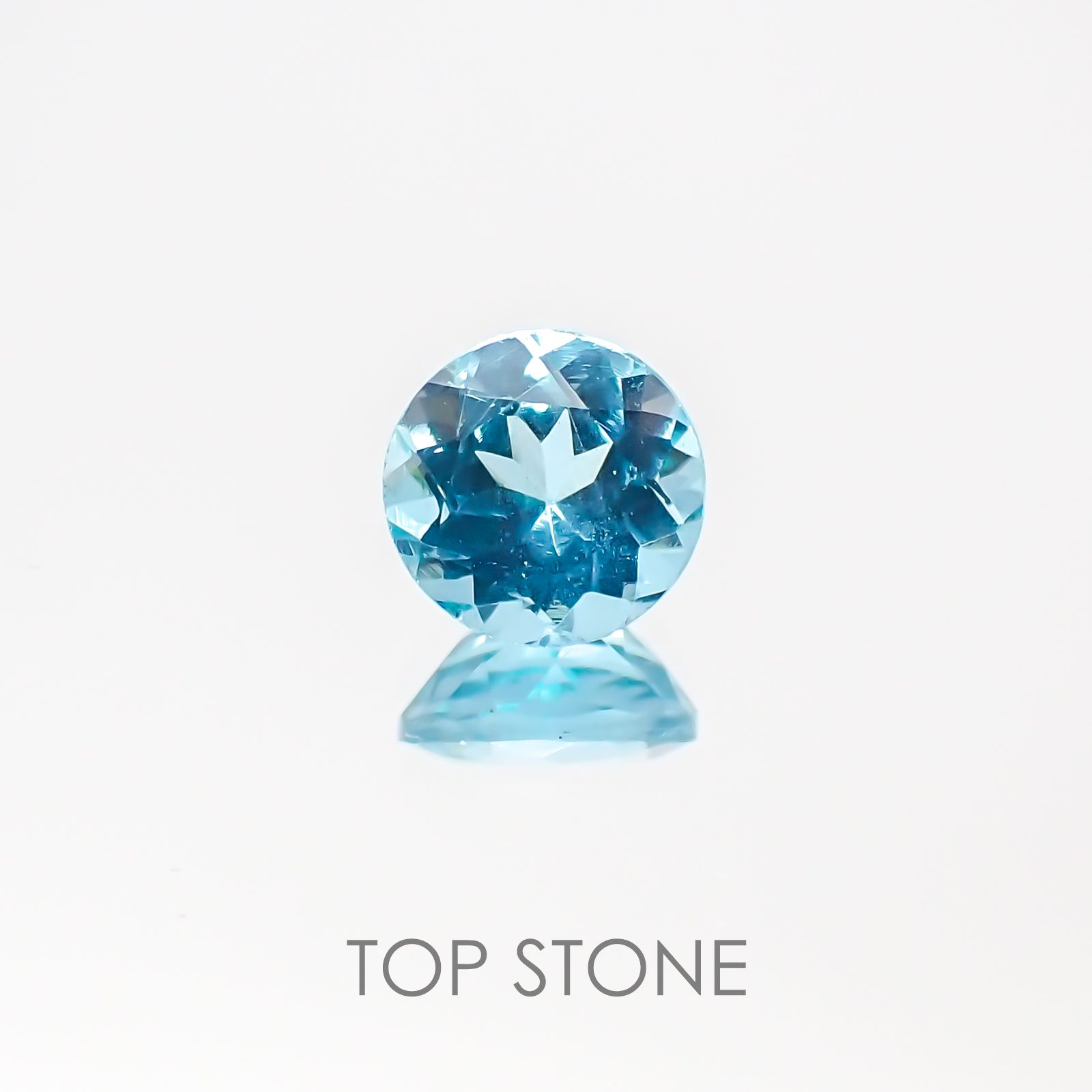 アパタイト(宝石名アパタイト) ブラジル産 0.91ct 識別済[20127946]6×6mm前後