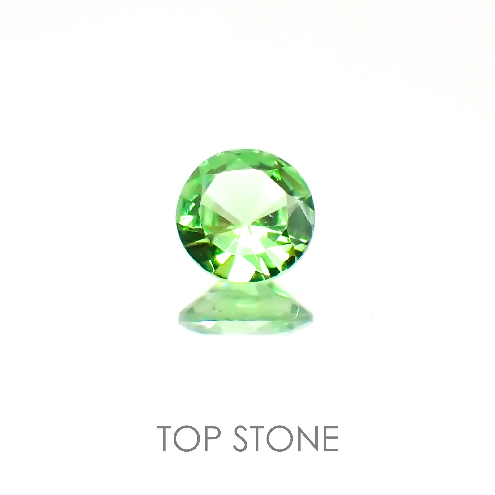 ミントガーネット ケニア産 ルース 0.21ct[20128337]3.9×3.9mm前後