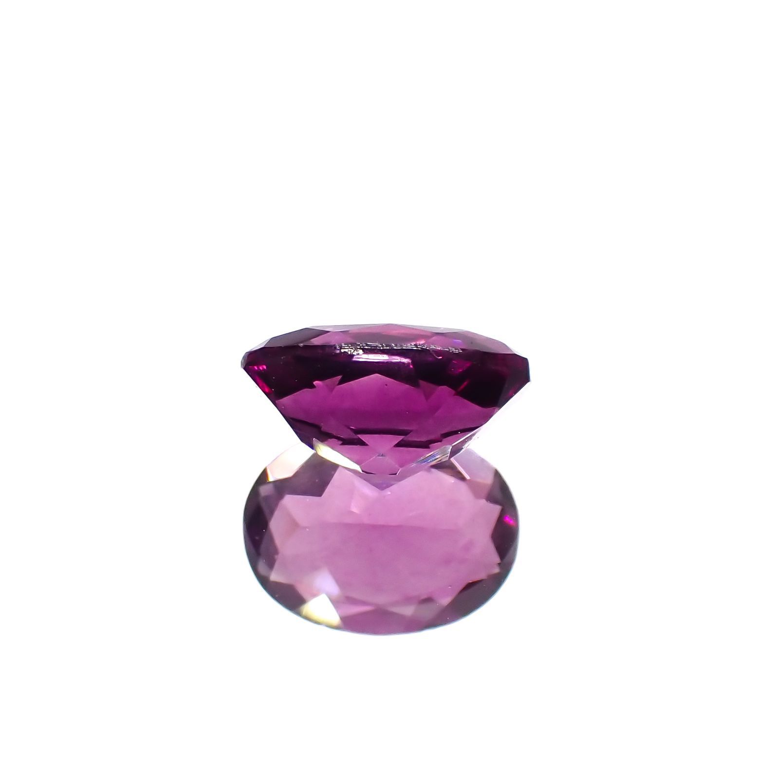 ピンクパープルフローライト 中国産 1.44ct[221018443]8.2x6.2mm