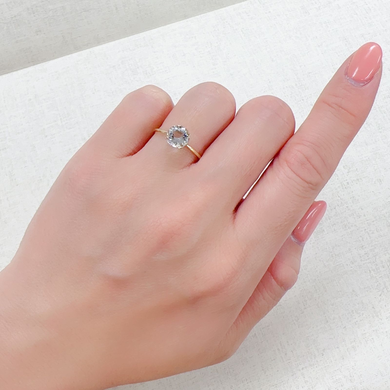 レムリアンシードクリスタル(保証シール付き) ブラジル産 1.18ct[230220779]7x6.9mm前後