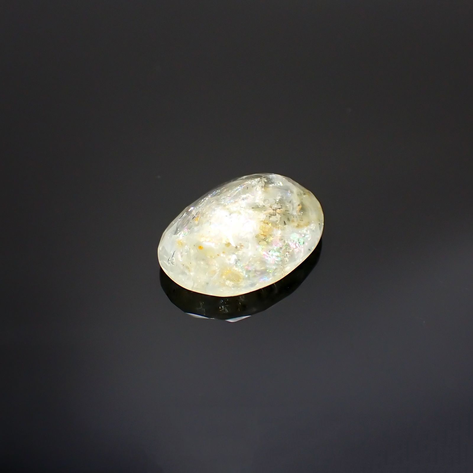オーロラアクアマリン ブラジル産 8.03ct [220114387]16.5x12.4mm前後