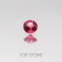 レッドベリル アメリカ・ユタ州産 ルース 0.03ct[20085225]2.1×2.1mm前後