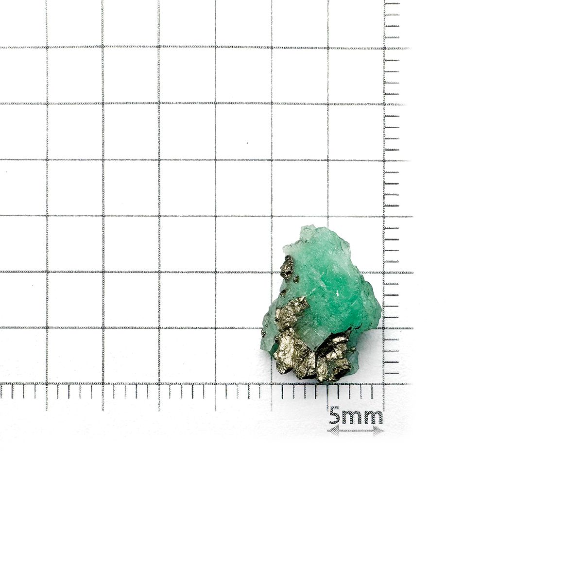 エメラルド 原石 コロンビア産 3.75ct[240427241]12.5x9mm前後