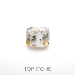 パイライトインクォーツ  ブラジル産 12.60ct[220616627]16.8x14.1mm前後