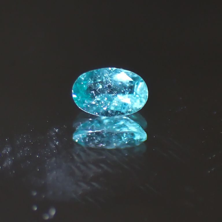 パライバトルマリン ブラジル産 ルース 0.219ct[20129250]4.9×3.1mm前後