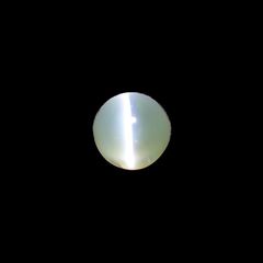 クリソベリルキャッツアイ(宝石名クリソベリル・キャッツアイ) スリランカ産 0.66ct 識別済[210711496]4.3×4.3mm前後