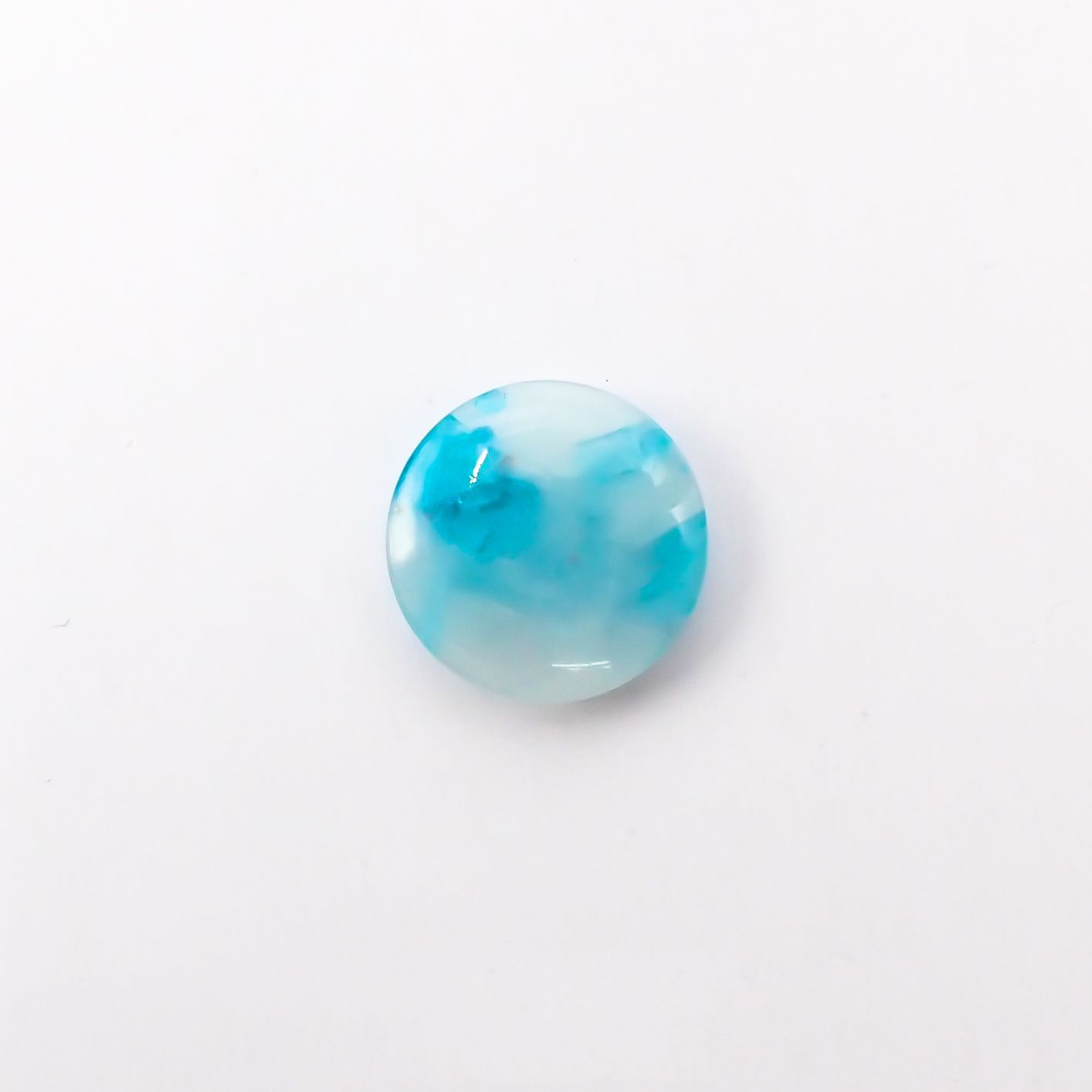 パライバトルマリンインクォーツ ブラジル産 4.11ct[210410800]12.2×12.2mm前後