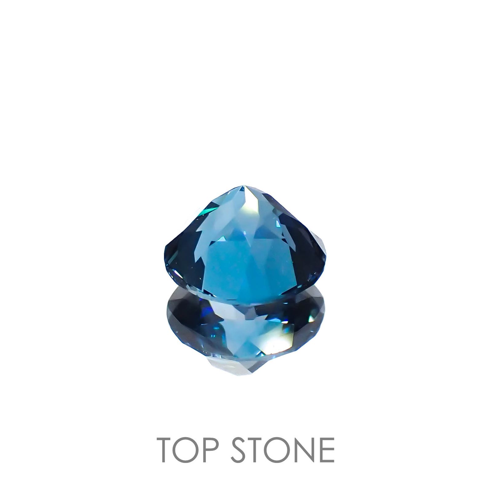 ロンドンブルートパーズ ブラジル産 1.46ct[221219309]6.9x6.9mm前後