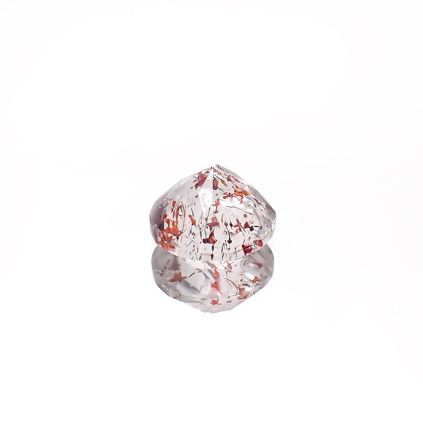 ファイヤークォーツ ナイジェリア産 1.67ct[240326709]8x8mm前後