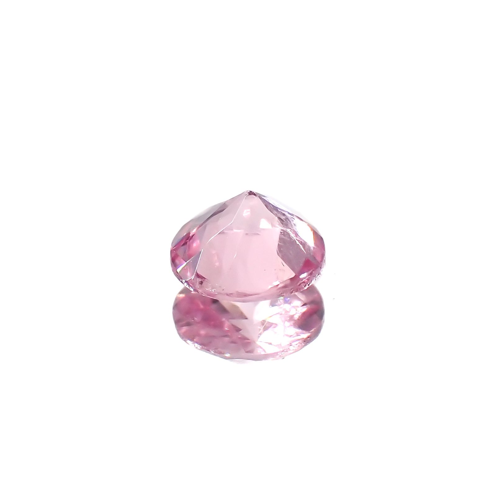 シルキーピンクスピネル タンザニア産 0.43ct[231224961]4.9x4.9mm前後