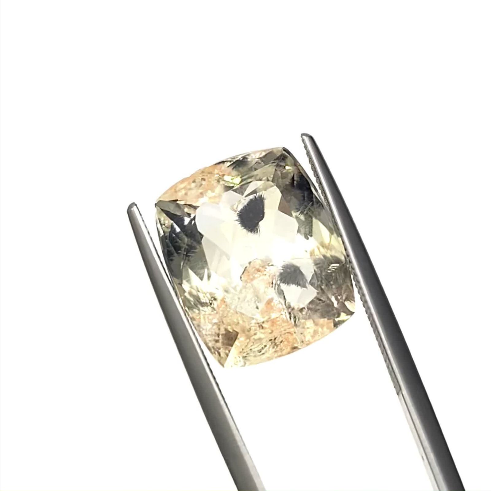 内包物がかわいい希少石】ロマネサイトインシトリン 12.85ct
