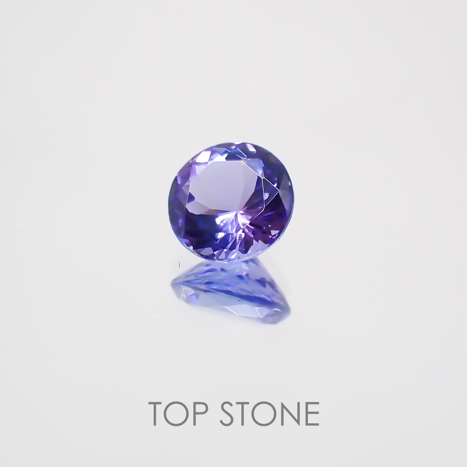 タンザナイト(ゾイサイト) タンザニア産 ルース 0.51ct[210510056]5.2×5.1mm前後