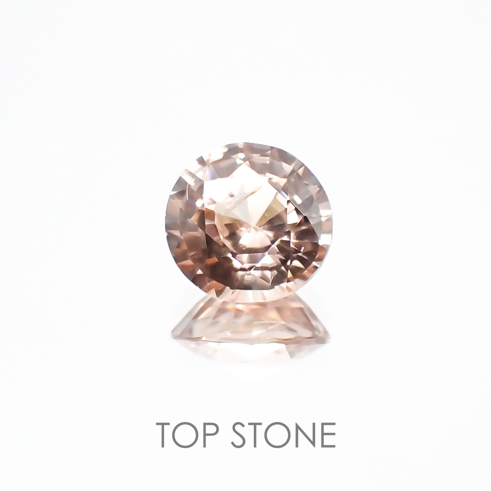 オレンジジルコン スリランカ,カンボジア産 ルース 1.13ct[20118049]6×6.1mm前後