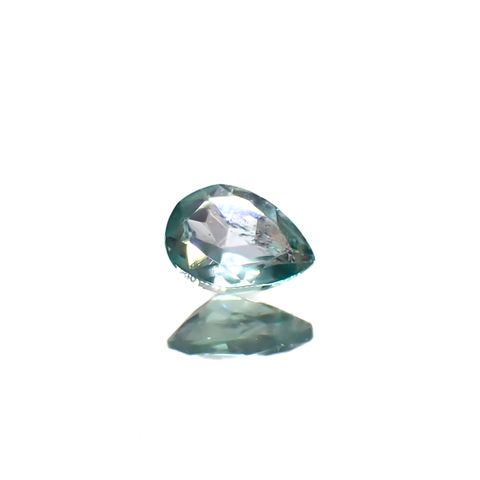 ブルーグリーンコーネルピン(宝石名ブルーグリーン・コーネルピン)タンザニア産 0.12ct 識別済[240527674]3.8x2.8mm前後