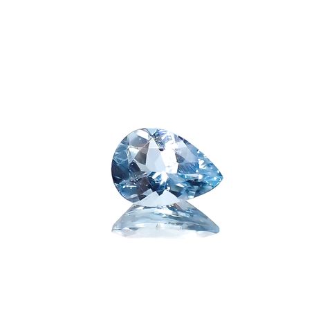 アクアマリン サンタマリアカラー マダガスカル産 0.54ct[240326963]6.9x4.9mm前後