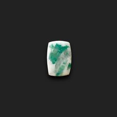 マトリックスエメラルド(エメラルドインクォーツ/フェルドスパー) ブラジル産 3.31ct[240326492]10.6x7.4mm前後
