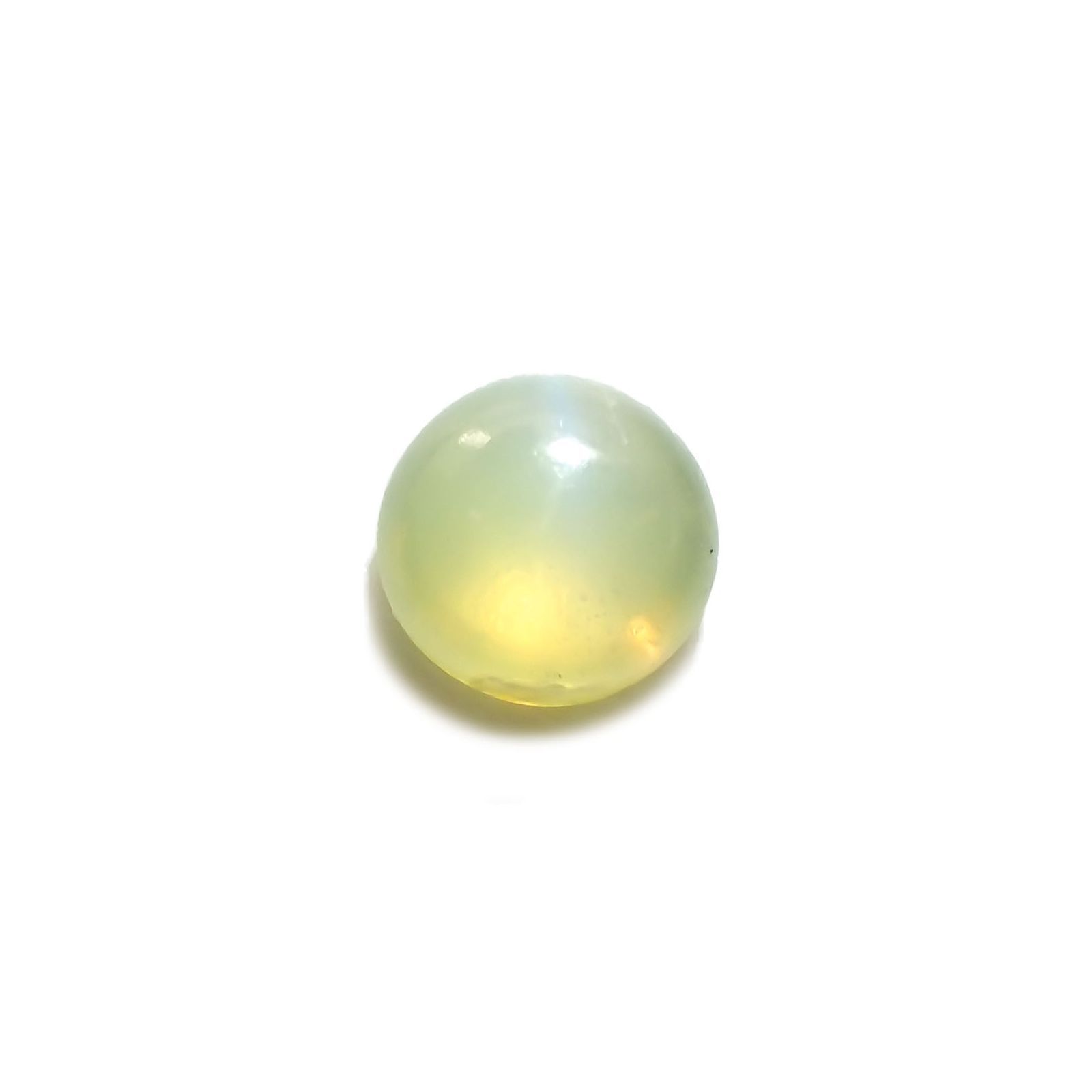 クリソベリルキャッツアイ スリランカ産 0.22ct[221018244]3.4x3.3mm前後
