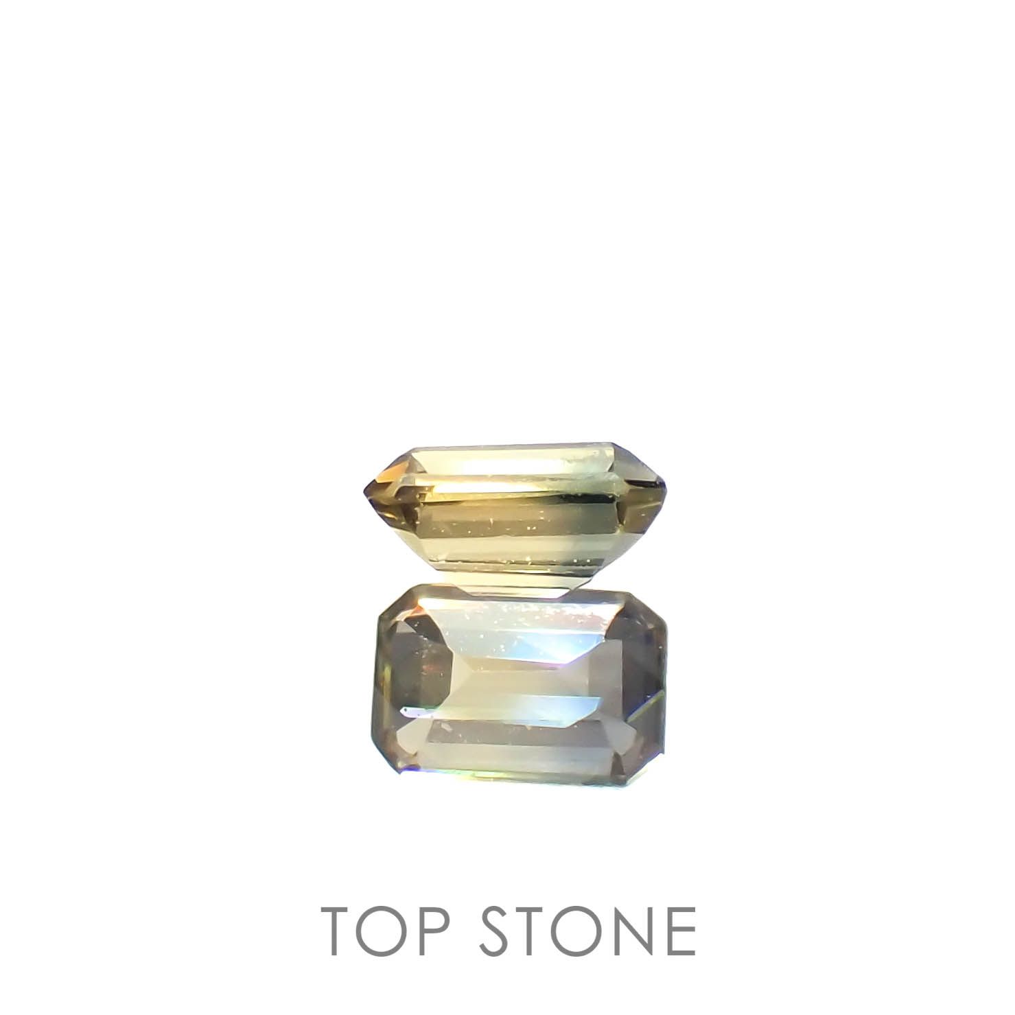 バイカラーサファイア マダガスカル/タンザニア産 0.19ct[230321020]3.7x2.5mm前後