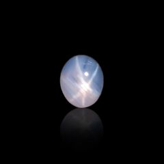 ブルースターサファイア(宝石名スター・サファイア)ビルマ産 0.86ct 識別済[230321216]5.5x4.4mm前後