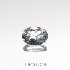 バイカラータンザナイト(宝石名バイカラー・ゾイサイト) タンザニア産 0.71ct 識別済[210812646]7×5mm前後