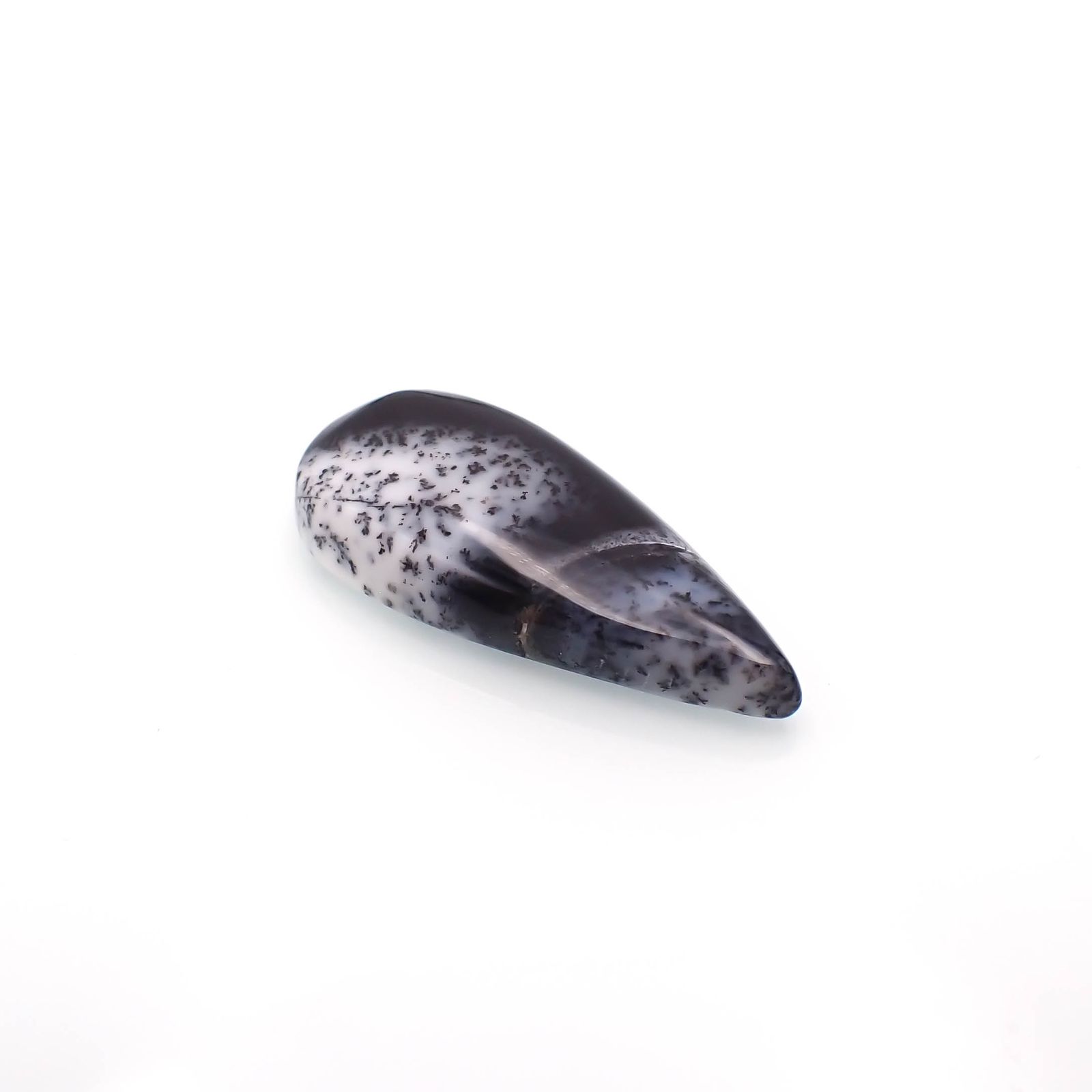 デンドリチックオパール ブラジル産 18.63ct[230722766]31.8x14mm前後
