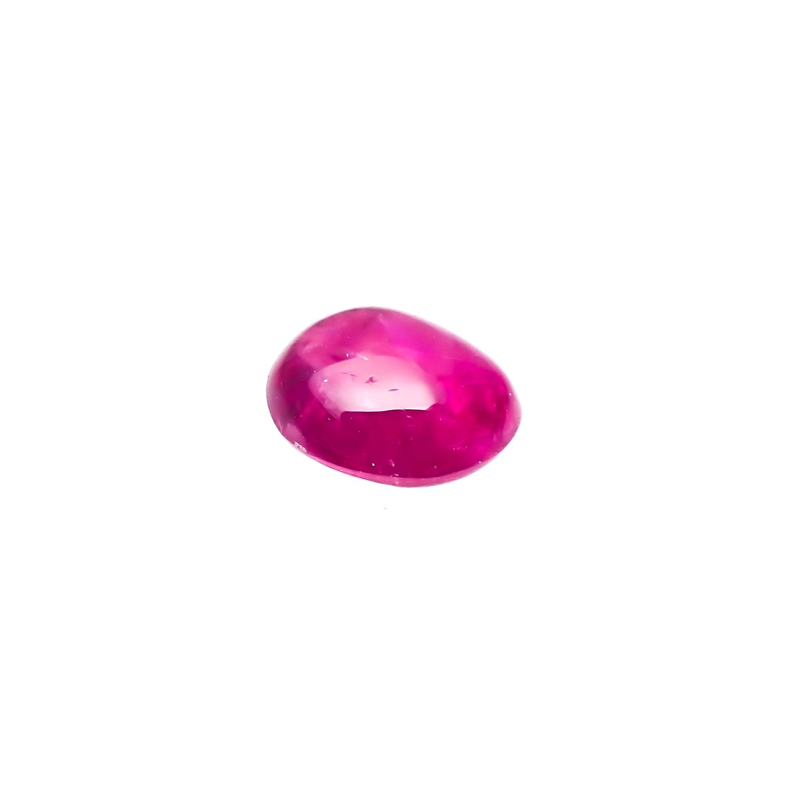 ルビー 非加熱(宝石名ルビー)ビルマ産 0.48ct 識別済[240628062]4.8x4.2mm前後