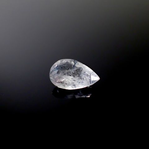 インディゴライトインクォーツ ブラジル産 1.12ct [241229606]9.6x6.1mm前後